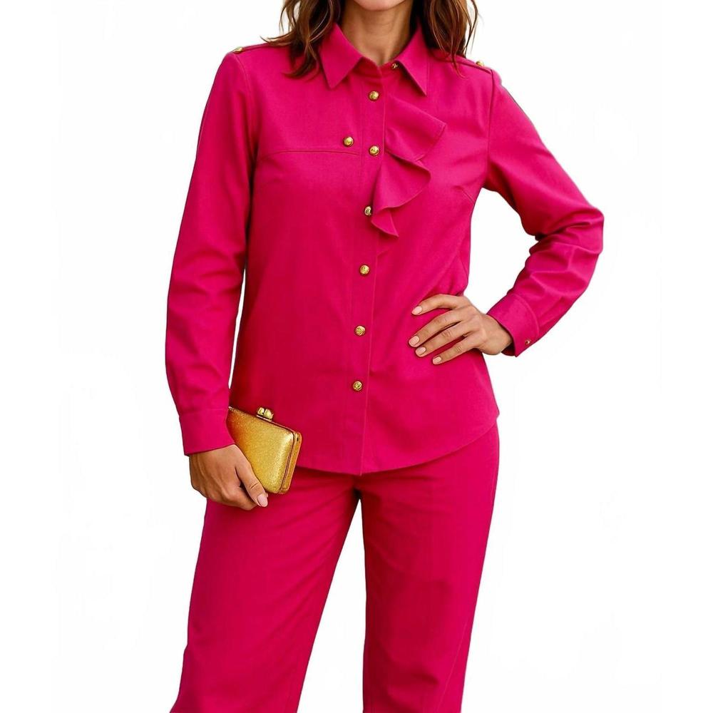 NEW DIVA USA long sleeve shirt in hot pink